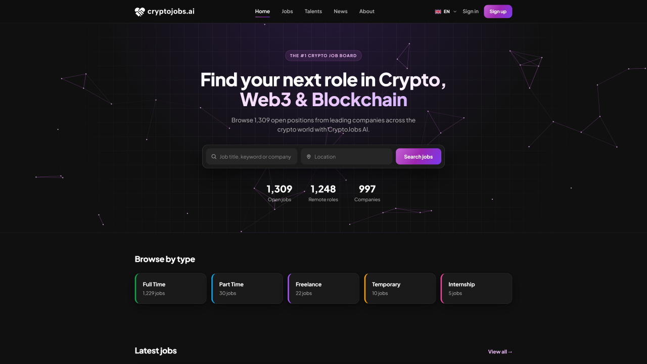 CryptoJobs AI